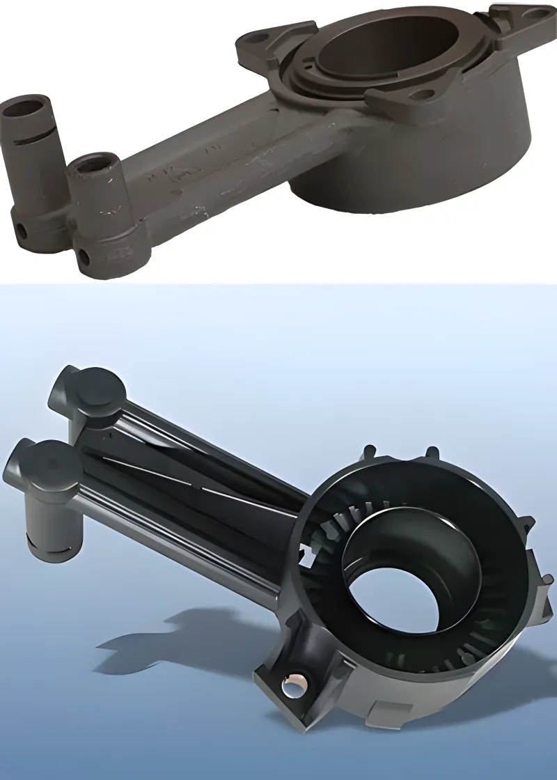 CSC Aluminiumdruckgussersatz Kunststoffteil